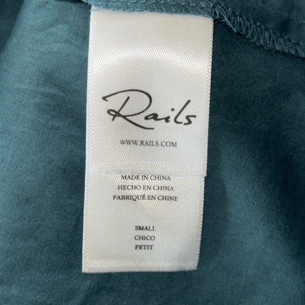 Rails Minnie Flutter Sleeve Mini Dress Lagoon NWT - image 9